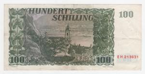 Austria - 100 Schilling 1954 - P#133