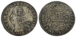 Carlo Emanuele III (1730-1773) - 5 Soldi ... 