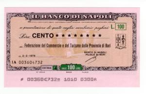 Miniassegno - Bari, ... 