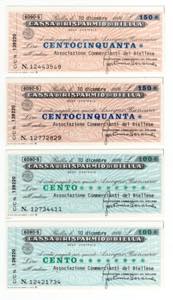 Lotto n.4 Miniassegni - ... 