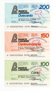 Lotto n.3 Miniassegni - ... 