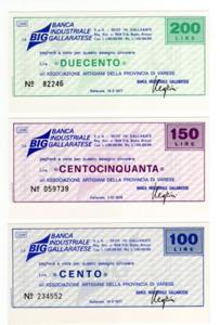 Lotto n.3 Miniassegni - ... 