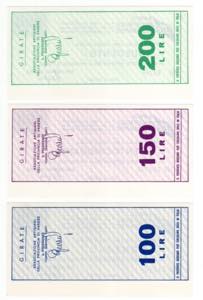 Lotto n.3 Miniassegni - Gallarate, ... 