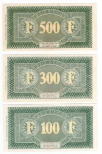 Italia - Lotto n.3 Banconote composto da: ... 