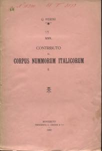PERINI Q. - Contributo al Corpus Nummorum ... 