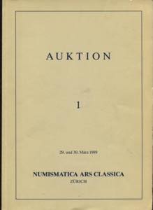 ARS CLASSICA. Auktion 1. Zurich, 29\30 - ... 