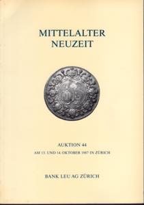 BANK LEU AG. - Auction 44. Zurich, 13\14 - ... 
