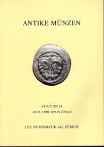 LEU NUMISMATIK AG. - Auktion 52. Antike ... 