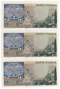 Repubblica Italiana - Lotto n.3 Banconote ... 