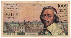 Francia - 1000 Franchi ... 