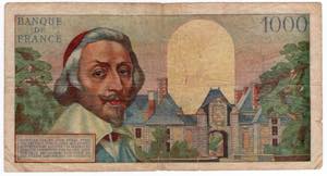 Francia - 1000 Franchi Richelieu 1953 - ... 