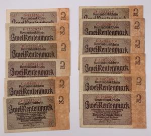 Germania - Lotto n.12 Banconote composto da: ... 