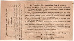 Assicurazioni Generali Venezia - Quietanza ... 