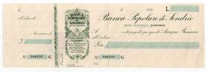 Assegno - Banca Popolare ... 