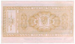 Banco di Napoli - Mini assegno da 100 Lire ... 