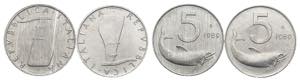 Monetazione in lire (1946-2001) - Dittico di ... 