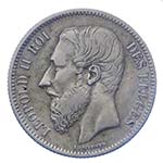 BELGIO - Belgio - 2 Francs 1868 - Ag