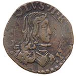 Milano - Carlo II (1665-1700) Quattrino - RR ... 
