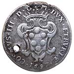 Livorno - Cosimo III (1670-1723) 1/4 pezza ... 