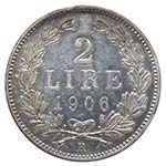 2 Lire 1906 - Ag 