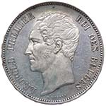Belgio  - Leopoldo I (1831-1865) 5 Franchi ... 