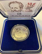 Moneta Commemorativa 10 Euro in Ag Vasari ... 