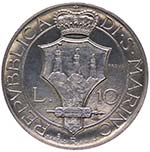 San Marino  - 10 Lire ... 