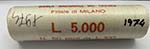 Repubblica - rotolino 100 lire 1974 marconi