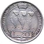Vecchia Monetazione (1864-1938) 20 Lire 1932 ... 