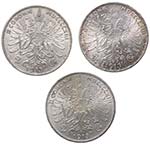 Austria - Lotto n.3 Monete da 2 Corone 1913 ... 