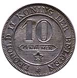 Belgio  - 10 Centimes 1898 