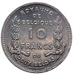 Belgio  - 10 Franchi 1830-1930 - (R) RARA  ... 
