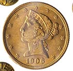 5 Dollari 1906 D - Au - ... 