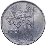 100 Lire Minerva 1957