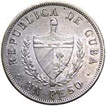 Cuba - 1 Peso 1933 - Ag gr.26,72 