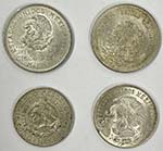 Messico  - Lotto n.4 Monete: 5 Pesos 1948 - ... 