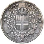 Vittorio Emanuele II (1859-1861) 2 lire 1860 ... 