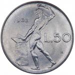 1946-2001 - 50 Lire Vulcano 1962 - 