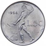 1946-2001 - 50 Lire Vulcano 1964 - 