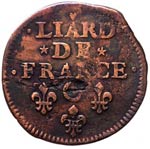 Francia  - Liard de France 1657 C - Cu ... 