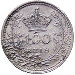 Portogallo - Manuel II (1908-1910) 100 reis ... 
