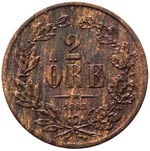 Svezia - Carlo XV (1859-1872) 2 Ore 1863 
