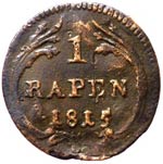 Svizzera - Schwyn - 1 Rappen - 1815 -  KM 41 ... 