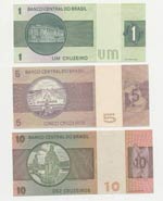 Lotto n.3 Banconote - Banknote - Brasile - 1 ... 
