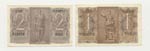 Lotto n.2 Banconote - 1 e 2 Lire 1939 
