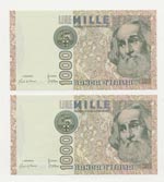 Lotto n.2 Banconote - 1000 Lire Marco Polo ... 