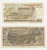 Austria - Lotto n.2 Banconote - 20 Schilling ... 