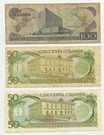 Costa Rica - Lotto n.3 Banconote - 50 ... 