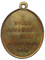 Francia - Medaglia emessa nel 1859 per la ... 