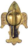 Medaglia votiva usata come spilla religiosa  ... 